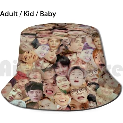 Nct Derp Sun Hat Foldable UV Protection Nct Nct 127 Nct Dream Nct Nctzen Chenle Taeyong Johnny Taeil Jisung Jeno Jaemin