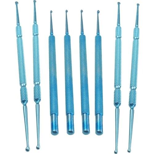 Titanium Microscopic Instruments Chalazion Curette Tweezers Ophthalmic forceps chalazion autoclavable Instruments Ophthalmic