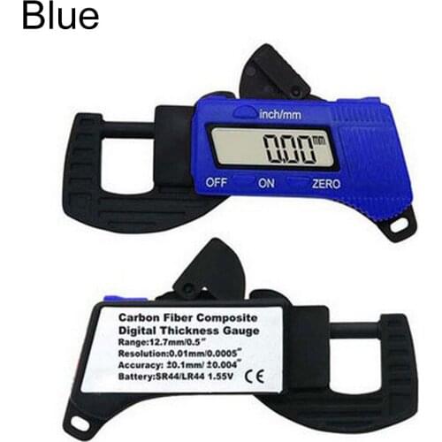 Thickness Gauge 0-12.7Mm Electronic Brake Caliper Thickness Gauge Width Gauge Meter Digital Display Multi-purpose and Convenient