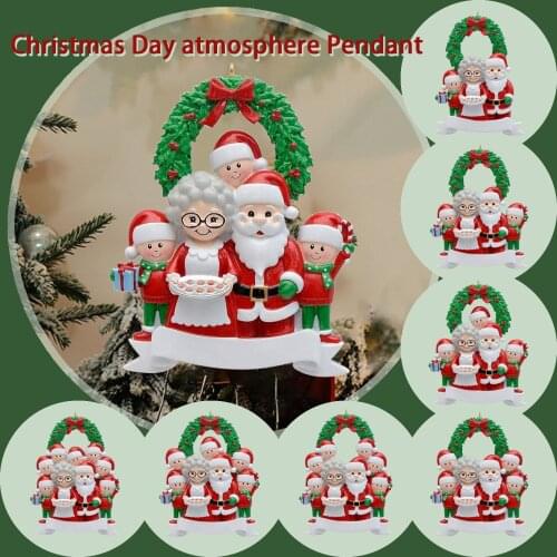 Christmas Tree Decorations Personalized Family 2021 Christmas Decorations Hanging Pendant Kids New Year 2022 Gift Navidad