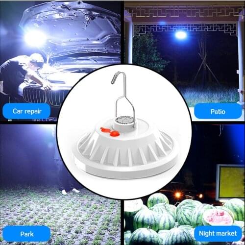 USB Rechargeable LED Bulb Lamp with Hook Portable Emergency Lantern Night Lights for Indoor Outdoor Camping Hanging Lamp Light