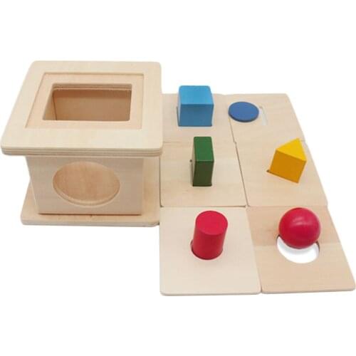 Boxed Shaped Matching Game Toys 6 In 1 Shape Sorter Kids Color Cognitive Development Toy