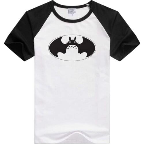 Japan totoro be bat t-shirt tshirts Combination pattern cartoon drawing Tees GA490