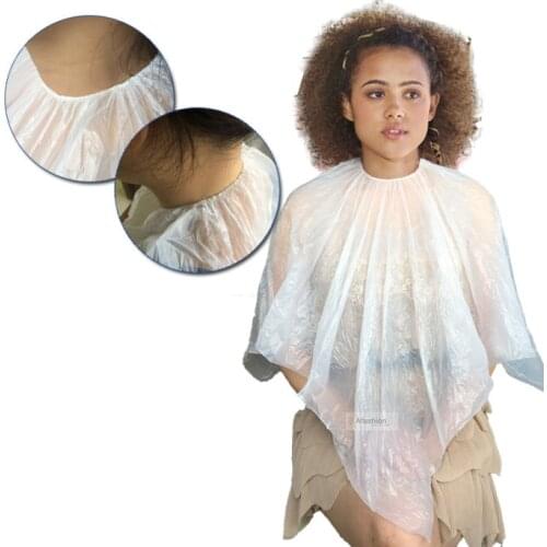 10pcs Disposable Dye hair shawl 100cm x 100cm hair treatment wraps Salon hair color cape perm styling tools