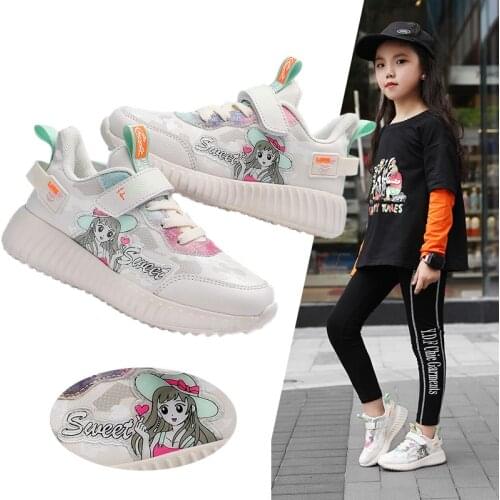 Kids Sneakers Children Shoes for Girls Soft Bottom Baby Toddler Flat Sneakers Kids Running Shoes Autumn Winter Rubber Trainers