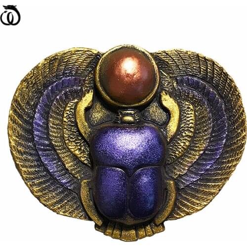 Egypt Souvenir Arts Sculptur Scarab Amulet Feng Shui Decoration Resin Craft Animal Home Decor Living Room Office Idea Gift R7256