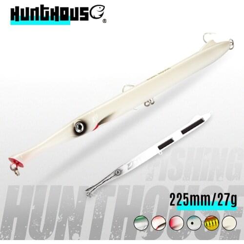 Hunthouse fishing don belone lure 225mm/27g long casting pencil stickbaits pesca for fishing leerfish and blue fish