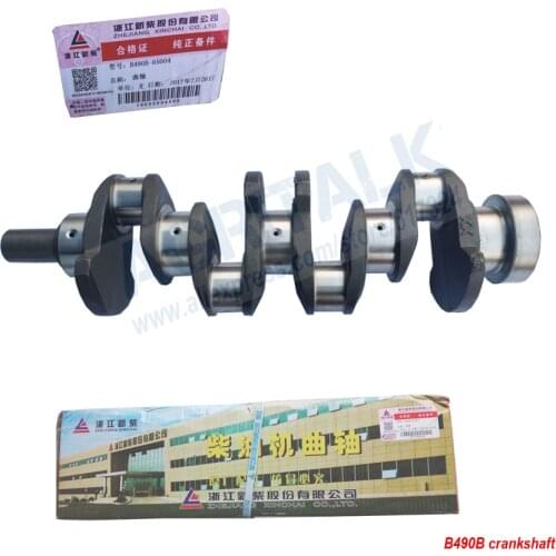 Crankshaft for Xinchai 490BT / A490BT / B490BT / C490BT / 495BPG / A495BPG /495BT / A495BT / 498BPG / A498BPG / 498BT / A498BT