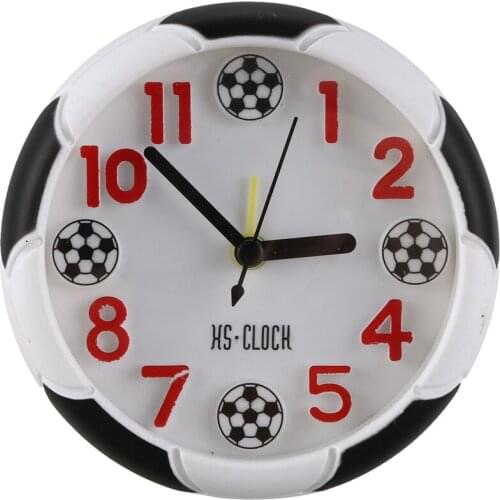 Creative Football Alarm Clock Desktop Alarm Clock Student desktop alarm clock Round alarm clock digital table clock digital poin
