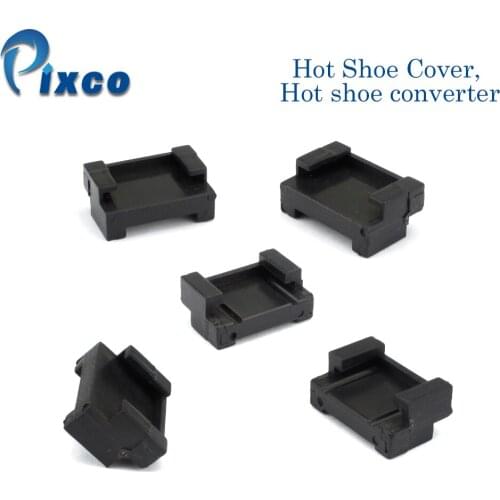 Pixco 10 Pcs for CANON for NIKON DSLR SLR Camera Hot Shoe Cover, Hot shoe converter