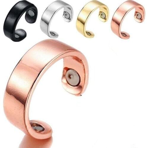 1PCS Stimulating Acupoint Resizeable Magnetic Ring for Men Women Health Care Ring Weight Loss Slimming Ring Health Care Jewelry