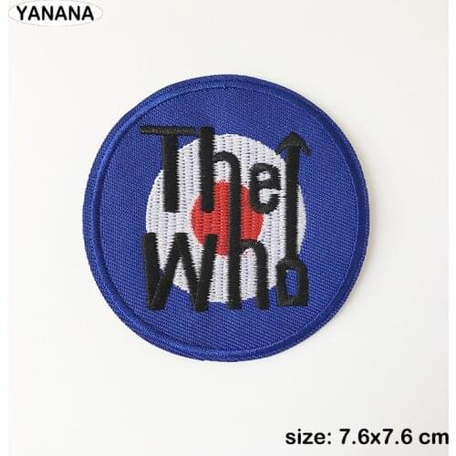 Rock Patches for Clothing DIY Stripes Written Words Sticker Clothes Stickers Apparel Garment Accessorie