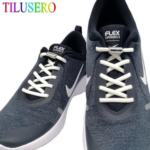 2021 New Round Elastic Shoe Laces No tie Shoelaces For Kids Adult Women Men Shoes lace Strings