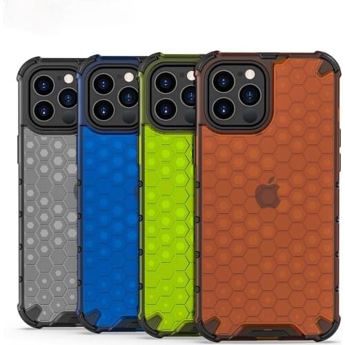 Shockproof Case for iPhone 12 Mini 12 Pro 11 Pro Max 6s Plus Honeycomb Phone Cover for Apple iPhoneSE 2020 7 8 XR XS Max