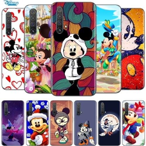 Transparent Cover Mickey Minnie lovely For OPPO AX7 A1K A93 A92 A73 A72 A53S A52 A32 A31 A9 A11 A7 A5 2020 Phone Case