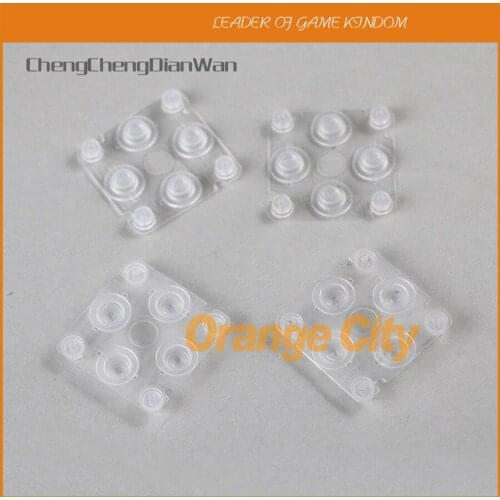 ChengChengDianWan For PSP 2000 3000 Conductive Left Cross Direction Rubber For PlayStation PSP3000 PSP2000 Rubber Buttons 3pcs