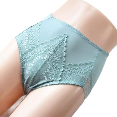 S727 New Womens Underwear Milk Silk briefs Seamless Underpants High Waist Panties Female Underwear Ladies Underwear Large Size