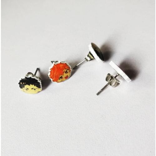 Special Links Heat Resin Epoxy Acrylic Earrings