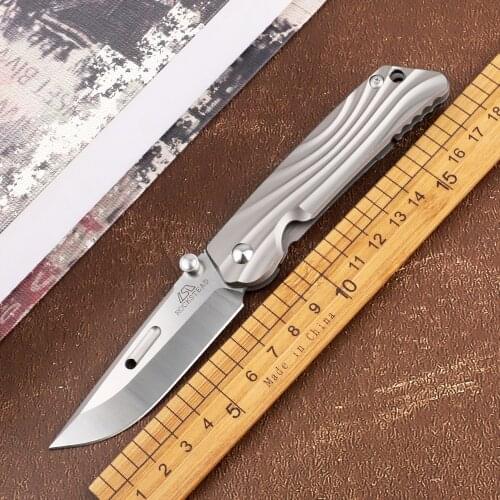 ROCKSTEAD HIZEN-TIC fat front Japanese high-quality folding knife Japanese AUS10 blade titanium alloy handle tactical gift knife