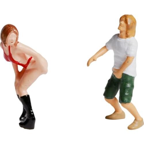 Standard 1:87 People Figures Resin Model Scene Sand Table Layout Accessories