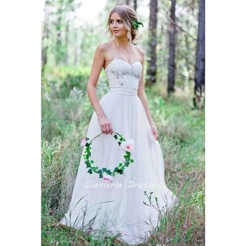 TAFN Sleeveless Wedding Dresses