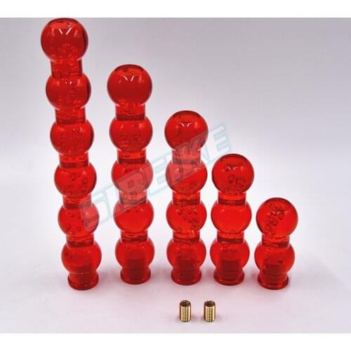 High Quality Transparent Crystal Bubble Manual Shift Knob Special Shape