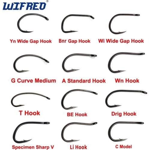 Wifreo 30pcs Europe Matte Black Carp Hooks Thick Wire High Carbon Steel Barbed Curve Shank Yn BN BNR Wi Carp Fishing Hook #2-#10