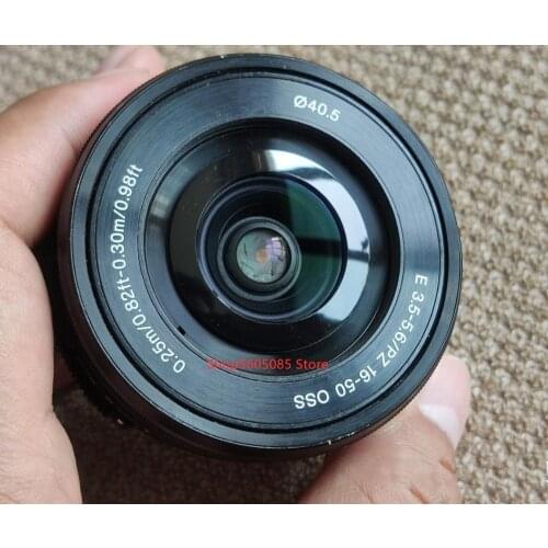 Used Black SEL 16-50mm F/3.5-5.6 PZ OSS SELP1650 16-50 E-Mount Zoom Lens For Sony A5000 A5100 ILCE-5000 ILCE-5100 NEX-5R