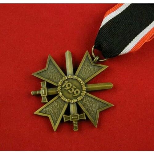 1957 GERMAN MERIT CROSS WITH SWORDS Award Medal Badge