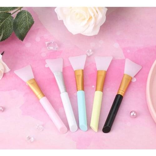 5Pcs Silicone Cleaning Mixing Brush UV Resin Cleaning Mold Tools Jewelry Making Tools Colors Random