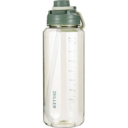 60% Hot Sale Eco-friendly Great Sports Water Bottle with Straw Environmental Sport Kettle Impact-resistant for Outdoor