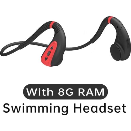 Wireless Bone Conduction Headset Bluetooth 5.0 Sports Swimming Diving Headphones 8GB HD Sound IPX8 Waterproof for Xiaomi iphone