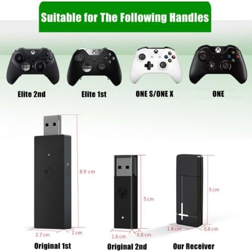 2.4G PC Wireless Adapter USB Receiver For Xbox One Wireless Controller Adapter for Windows 7/8/10 Laptops PC