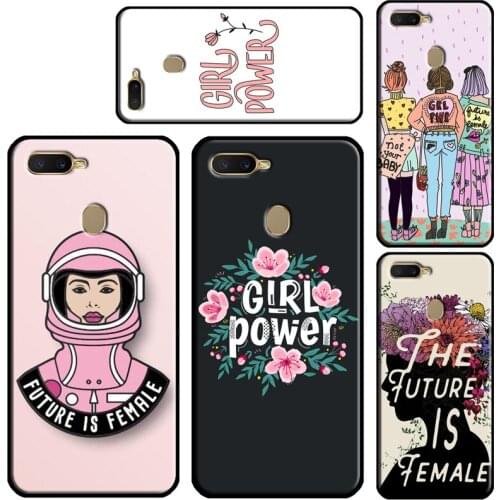 Future is Female Feminist Phone Case For OPPO A91 A15 A5 A9 A53 A31 2020 A5S A3S A1K A52 A72 F5 F7 Reno 2 Z 4 Pro