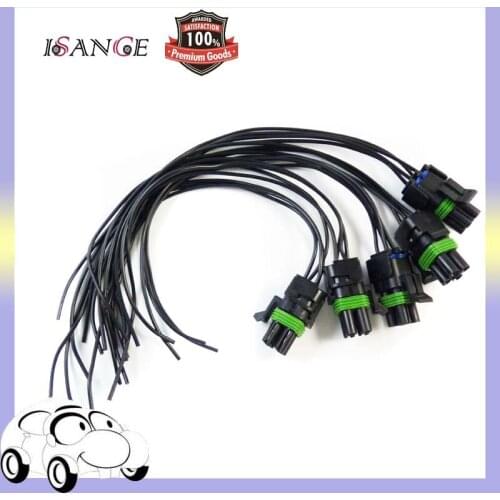 ISANCE Idle Air Control Valve Connector Plug Wires For GMC Chevrolet Buick Cadillac Oldsmobile Pontiac OE# S-555 PT127 12085506