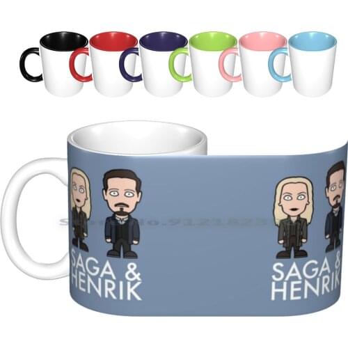 The Bridge Ceramic Mugs Coffee Cups Milk Tea Mug Bron Broen The Bridge Saga Noren Henrik Sabroe Sofia Helin Thure Lindhardt