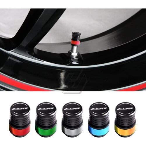 For Honda CBR CBR250 CBR300 CBR600 CBR600RR CBR900RR CBR1000RR CBR1100XX Motorcycle Wheel Tire Valve Cap Cover