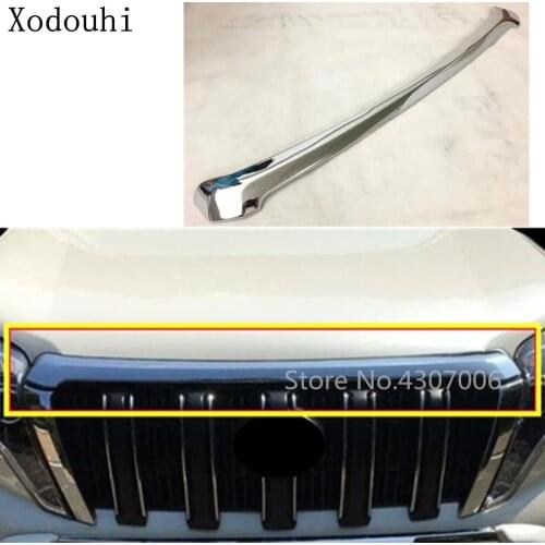Car front engine machine grille grill upper hood stick lid trim frame For Toyota FJ150/Prado 2010 2011 2012 2013 2014 2015 2016