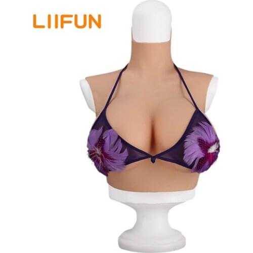Half Body Realistic CrossdressinG Huge Silicone Breast Forms Fake Boobs Crossdresser Drag Queen Shemale Cosplay Tits Meme Sissy