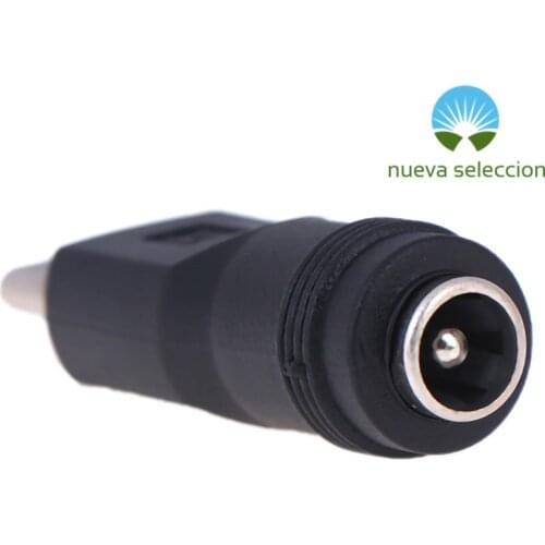 DC Power Adapter Converter 5.5x2.1mm Female Jack to USB Type C Male Connector DC to USBC for Laptop Notebook Computer