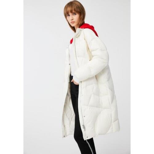 Womens long down jackets brands big size