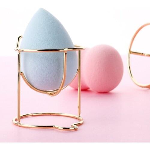 1 pcs Cute Cat Beauty Egg Bracket Dryer cosmetic Makeup Sponge Gourd Powder Puff Rack Organizer Box Shelf Holder storage Tools