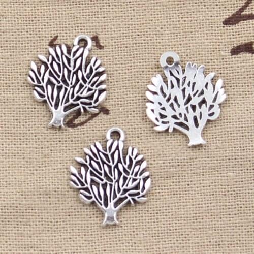 15pcs Charms World Tree 16x20mm Antique Making Pendant fit,Vintage Tibetan Silver color,DIY Handmade Jewelry