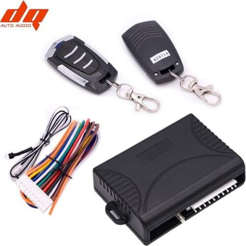 2018 High Quality 12V Car Auto Alarm Remote Central Door Locking Vehicle Keyless Entry System Kit Car Styling