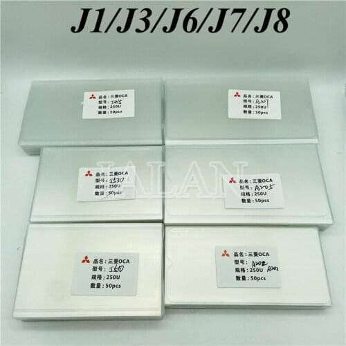 250um OCA Glue For Samsung Galaxy J1/J3/J6/J7/J8 Lcd Display Front Touch Screen Glass Repair Use For Mitsubishi Oca Dry Adhesive