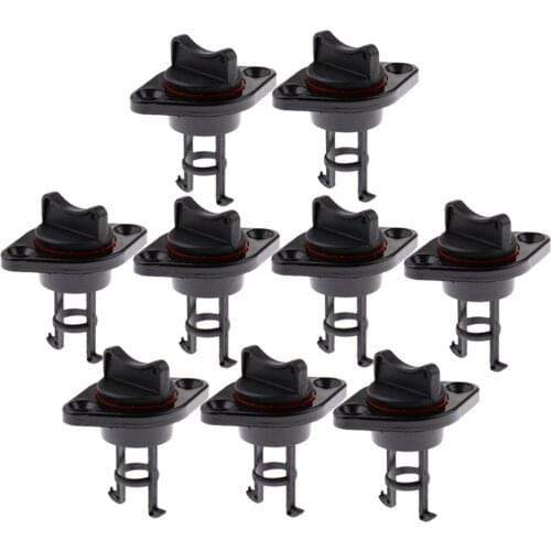 9 Pieces Marine Boat Kayak Canoe Nylon Plastic Drain Plug Fits 1'' Hole