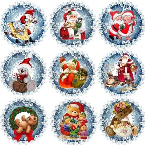 5D Diamond Painting Custom Photo Diamond Mosaic Kawaii Santa Claus Cross Stitch DIY Full Round/Square Christmas Handmade Gift