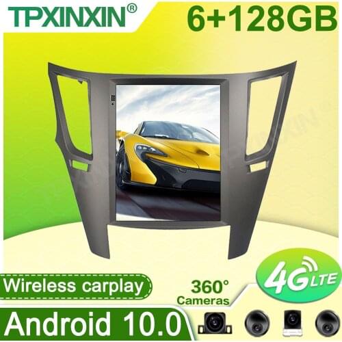 Android 10.0 For Subaru Outback 4 BR Legacy 5 2009-2014 car radio GPS stereo vertical IPS screen multimedia video player 2din