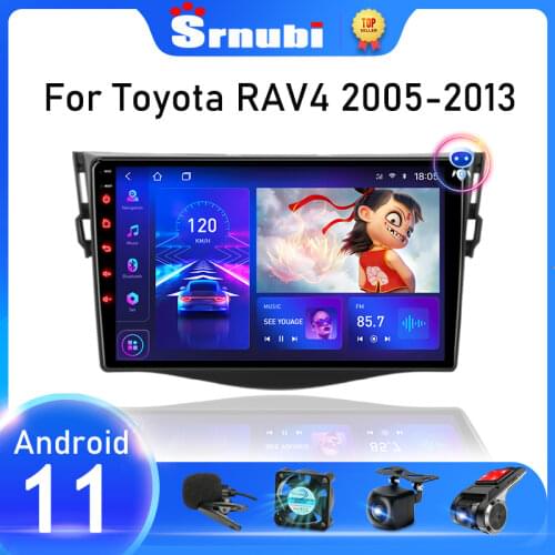 Android 10.0 Car Radio For Toyota RAV4 2005-2013 2 Din RDS DSP 48EQ Navigation GPS Multimedia Video Player 4G Net WIFI 4G+64G