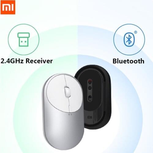 New Arrival Xiaomi Wireless Mouse 2 2.4GHz WiFi Bluetooth 4000DPI Adjustable Dual Mode Connect for Laptop PC USB Receiver Mouse